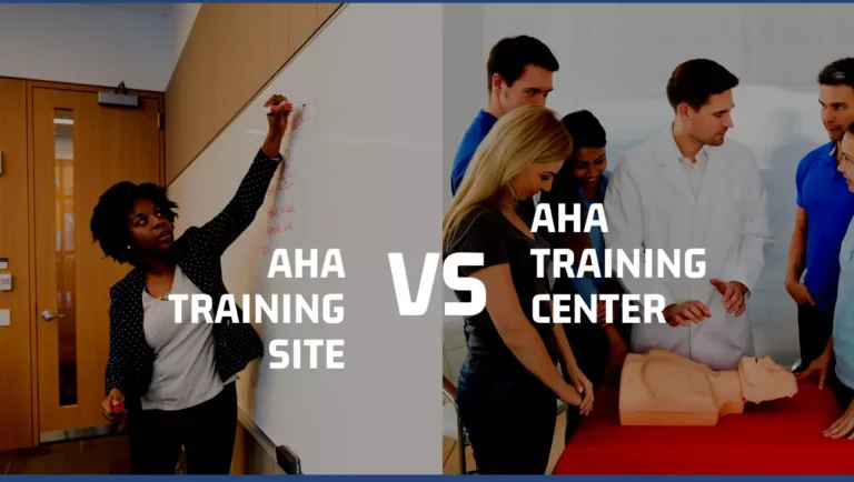 aha training site vs training center